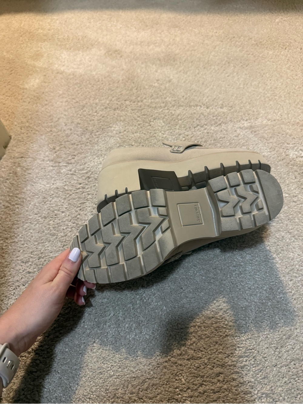 Dolce Vita Halona Chunky Lug Loafers — Tan - Picture 5 of 6